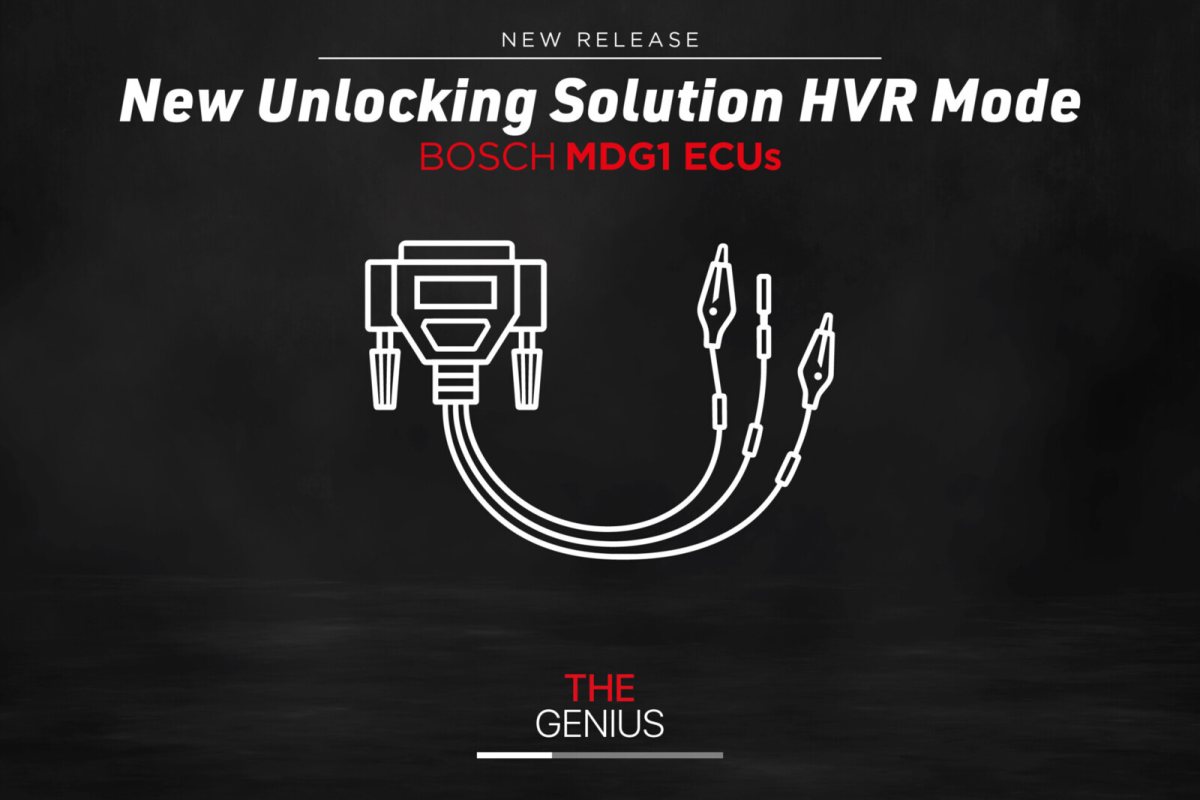 The Genius HVR Mode: Bosch MDG1 ECU Unlock Duyurusu